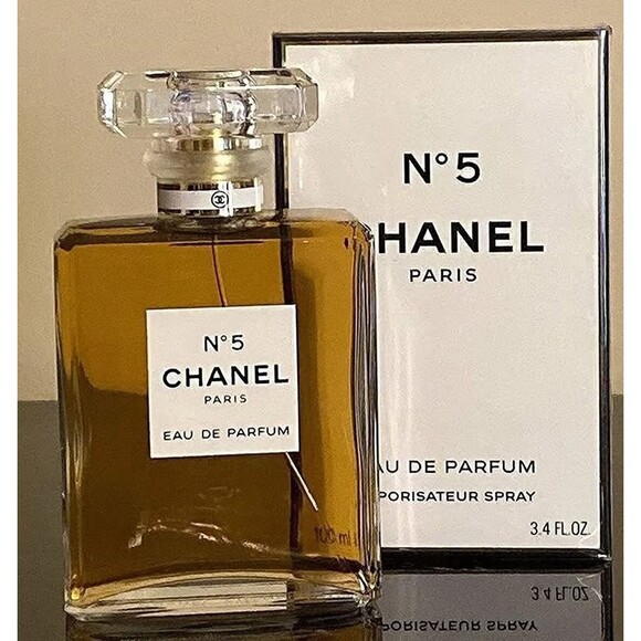 CHANEL No. 5 Eau de Parfum 3.4oz 100ml Spray  New With Sealed Box top Salling - Picture 1 of 3